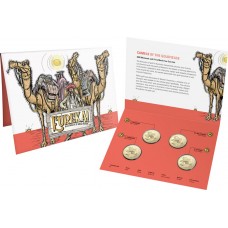 AUSTRALIA 2020 . ONE 1 DOLLAR . GOLD RUSH MINT and PRIVY MARK . 4 COIN SET